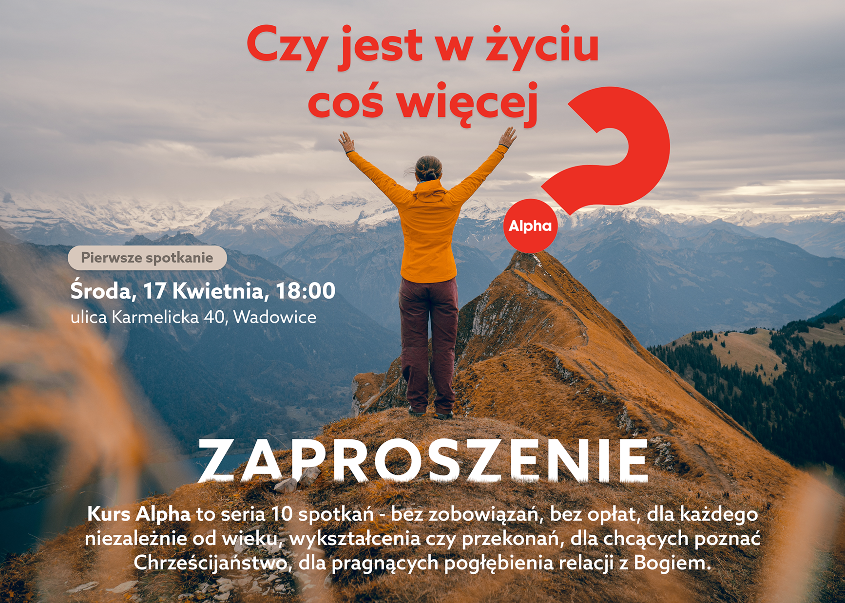 Zaproszenie na Kurs Alpha